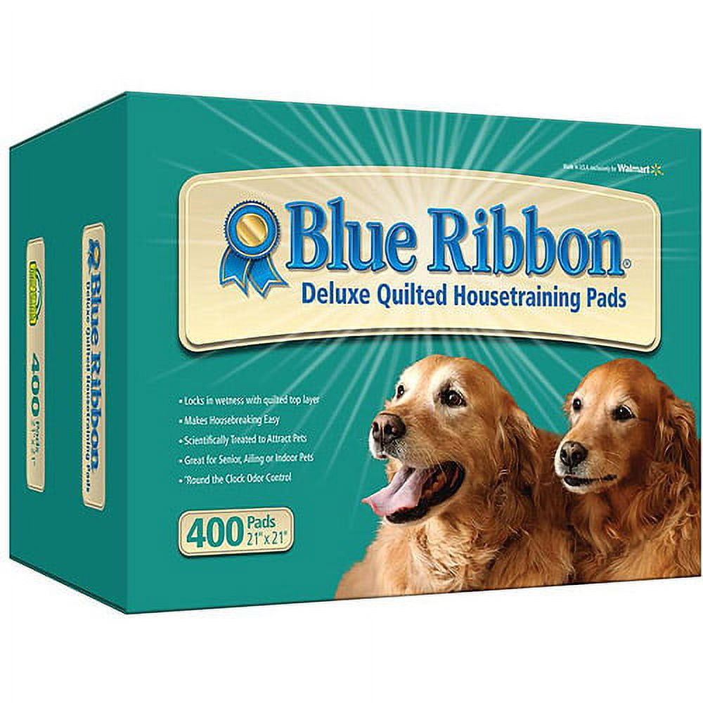 Blue Ribbon Deluxe Quilted Dog Pads, 400Count