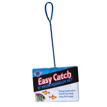 Blue Ribbon Easy Catch Fine Mesh Fish Net 10" Wide Net (4 Pack)
