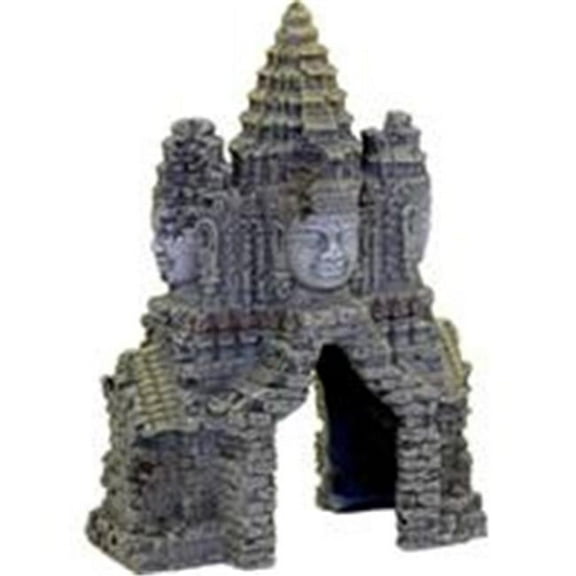Blue Ribbon Exotic Environments Angkor Wat Temple Gate Aquarium Ornament