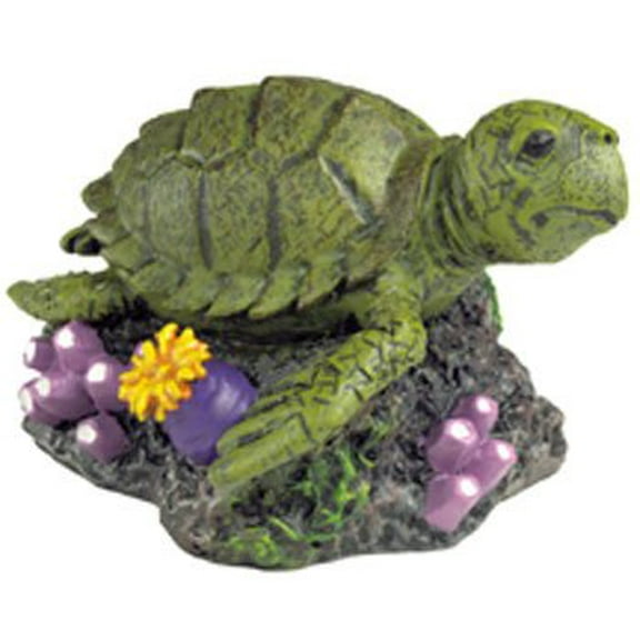 Exotic Environments Sea Turtle Ornament for Freshwater and Saltwater Aquariums