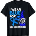 thumbnail image 1 of Blue Ribbon For Child Abuse Awareness Prevention Month April T-Shirt, 1 of 4