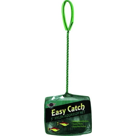 Blue Ribbon Pet Easy Catch Coarse Nylon Aquarium Net [Aquarium, Nets] 1 count (5"W Net)