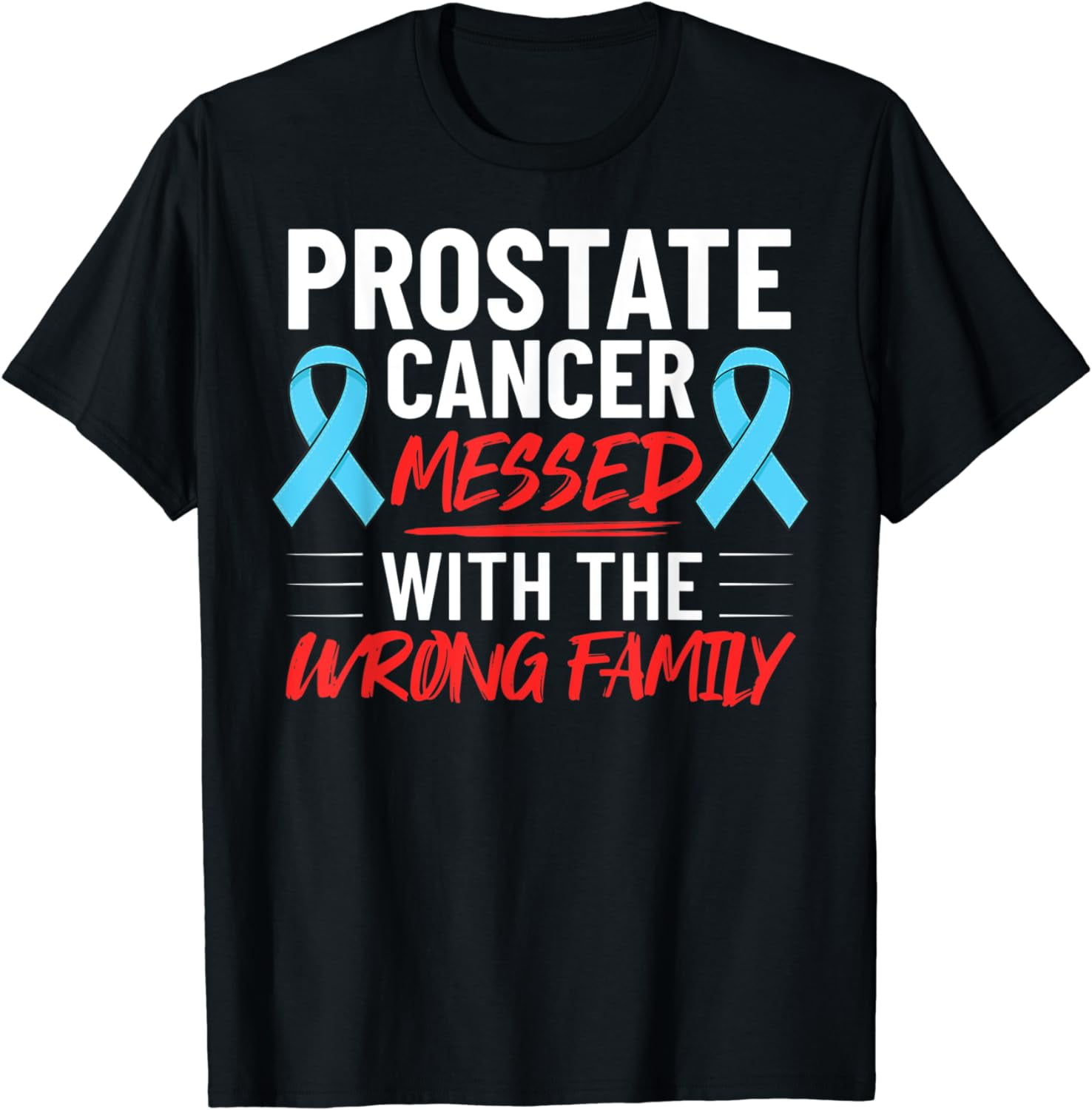 Blue Ribbon Test Survivor Awareness T-Shirt - Walmart.com, image size:1476x1500