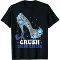 thumbnail image 1 of Blue Ribbon Women Colonscopy Colorectal Colon Cancer T-Shirt, 1 of 3