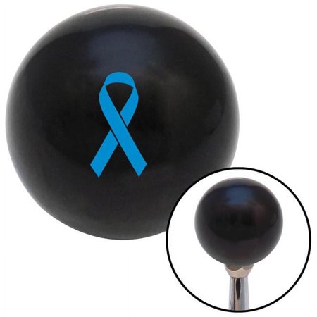 Blue Ribbon with Overlap Black Shift Knob with M16 x 1.5 Insert Shifter Auto Manual