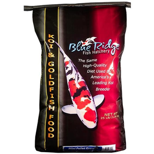 Blue Ridge 20251 Floating Mini-Pellet Growth Fish Food - 25 lbs