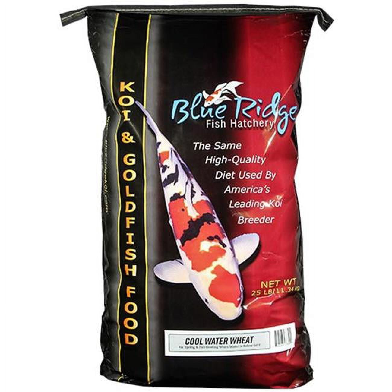 Blue Ridge 50251 Floating Cool Water Wheat Fish Food - 25 lbs
