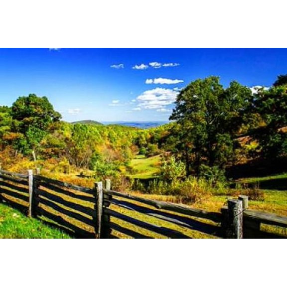 Blue Ridge Backyard Poster Print by Alan Hausenflock (20 x 28)