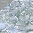 thumbnail image 1 of Blue Ridge Brand 1" Reflective Fire Glass Cubes - Professional Grade Fire Pit Glass Squares - Clear - 10 Pound, 1 of 6