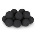 thumbnail image 1 of Blue Ridge Brand Ceramic Fire Balls - Lava Rock for Fire Pits - Propane & Gas Fire Pits and Fireplace - Ceramic Spheres for Outdoor and Indoor Use (3" Black) - 30 pack, 1 of 2