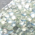 thumbnail image 1 of Blue Ridge Brand Reflective Fire Glass Beads 0.75” Aqua Blue Reflective Fire Glass, 25 lbs, 1 of 3