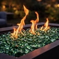 thumbnail image 1 of Blue Ridge Brand Reflective Fire Glass Diamonds - Professional Grade Fire Pit Glass - 1" Reflective Glass for Fire Pit and Landscaping - Bulk and Contractor Quantities Available, 1 of 6