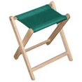 thumbnail image 1 of Blue Ridge Chair Works FSCH04WA Folding Stool - Atlantic Blue, 1 of 2