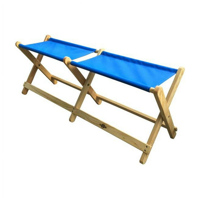 Blue Ridge Chair Works VBAF14WA Voyager Bench - Atlantic Blue
