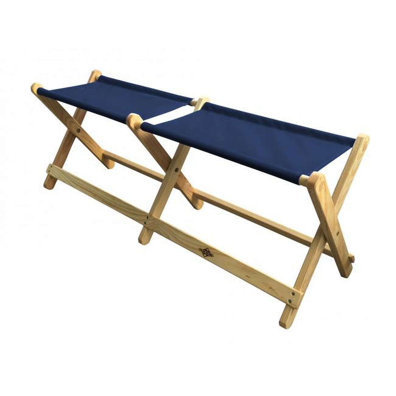 Blue Ridge Chair Works VBAF14WA Voyager Bench - Atlantic Blue