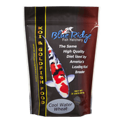Blue Ridge Koi Fish Food 2lb - Koi Food Cool Water Wheat, Goldfish Food, Premium Fish Food for Ponds, Ponds Fish Food, Koi Food Fall and Winter Fish Food, Floating Pond Pellets