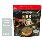 Blue Ridge Koi Fish Food 5lb - Koi Food Cool Water Wheat, Goldfish Food, Premium Fish Food for Ponds, Ponds Fish Food, Koi Food Fall and Winter Fish Food, Floating Pond Pellets