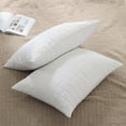 thumbnail image 1 of Blue Ridge Home Blue Ridge Activ Shredded Memory Foam Pillow With Quilted Zipper Cover - White Set of 2 - Jumbo, 1 of 3