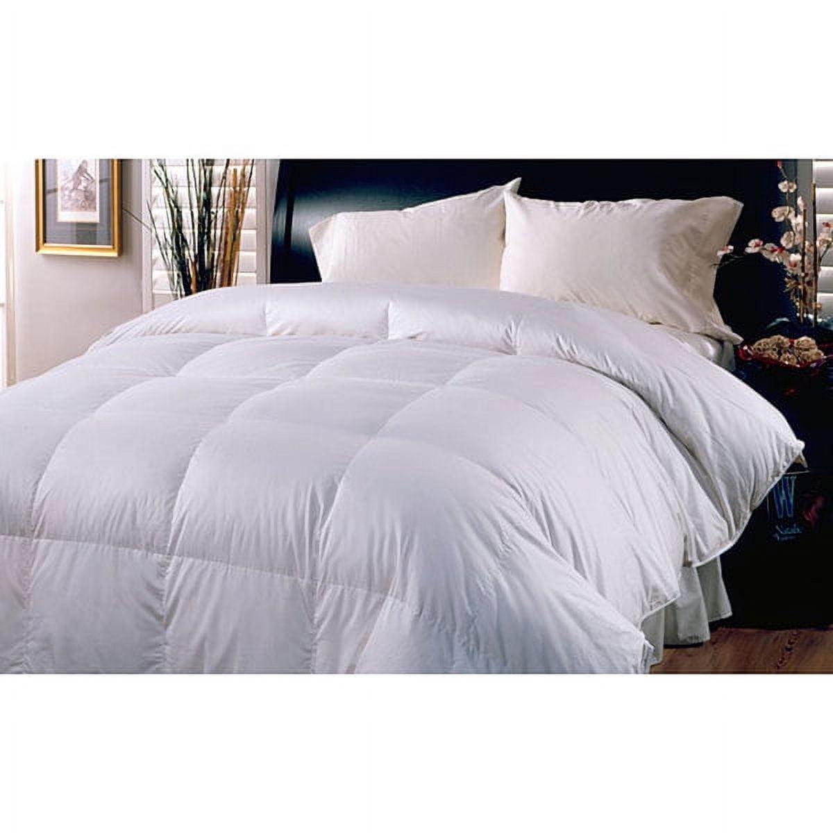 Full White Cotton Down All-Season Comforter