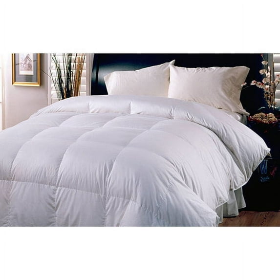 Blue Ridge Home Fashions Cotton 250 Thread Count All Season Warm Down Blend Comforter Full - Queen