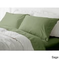 thumbnail image 1 of Blue Ridge Home Fashions Inc Hotel Peninsula Microfiber Wrinkle Resistant Bed Sheet Set Sage Queen, 1 of 5