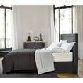 thumbnail image 1 of Blue Ridge Home Fashions Micro Fiber Down Alternative Comforter - King 104x88" Black to Platinum, 1 of 5
