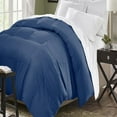 thumbnail image 1 of Blue Ridge Home Fashions Two-Tone Reversible Microfiber Down Alternative All Season Comforter-Hypoallergenic Polyester Fill, King, Purple/Violet, 1 of 5