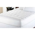 thumbnail image 1 of Blue Ridge Kathy Ireland Microfiber Wavy Channel Water Proof Mattress Pad - Cal/King 72X84", White, 1 of 2