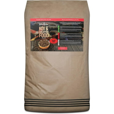 Blue Ridge Koi Fish Food 50lb - Koi Food Color Growth Formula, Goldfish Food, Premium Fish Food for Ponds, Ponds Fish Food, Floating Pond Pellets