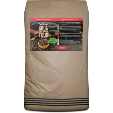Blue Ridge Koi Fish Food 50lb - Koi Food Large 3/16" Growth Formula, Goldfish Food, Premium Fish Food for Ponds, Ponds Fish Food, Floating Pond Pellets