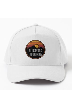 Blue Ridge Mountains Baseball Cap, Scenic Outdoor Landscape Design, Classic Travel Hat