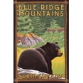 thumbnail image 1 of Blue Ridge Mountains, North Carolina, Black Bear in Forest (24x36 Giclee Gallery Art Print, Vivid Textured Wall Decor), 1 of 3