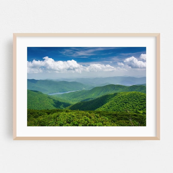 Blue Ridge Parkway North Carolina Mountain Landscape Nature Scenic Fine Forest Summer Poster Unframed Paper Print