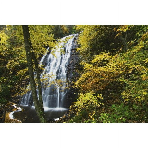 Blue Ridge Parkway North Carolina United States of America - Autumn Colors Around Crabtree Falls Poster Print