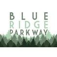 thumbnail image 1 of Blue Ridge Parkway, Pine Trees (16x24 Giclee Gallery Art Print, Vivid Textured Wall Decor), 1 of 3