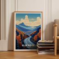 Blue Ridge Poster Blue Ridge Parkway Travel Poster, Scenic Road, Unique Idea, Travel ...