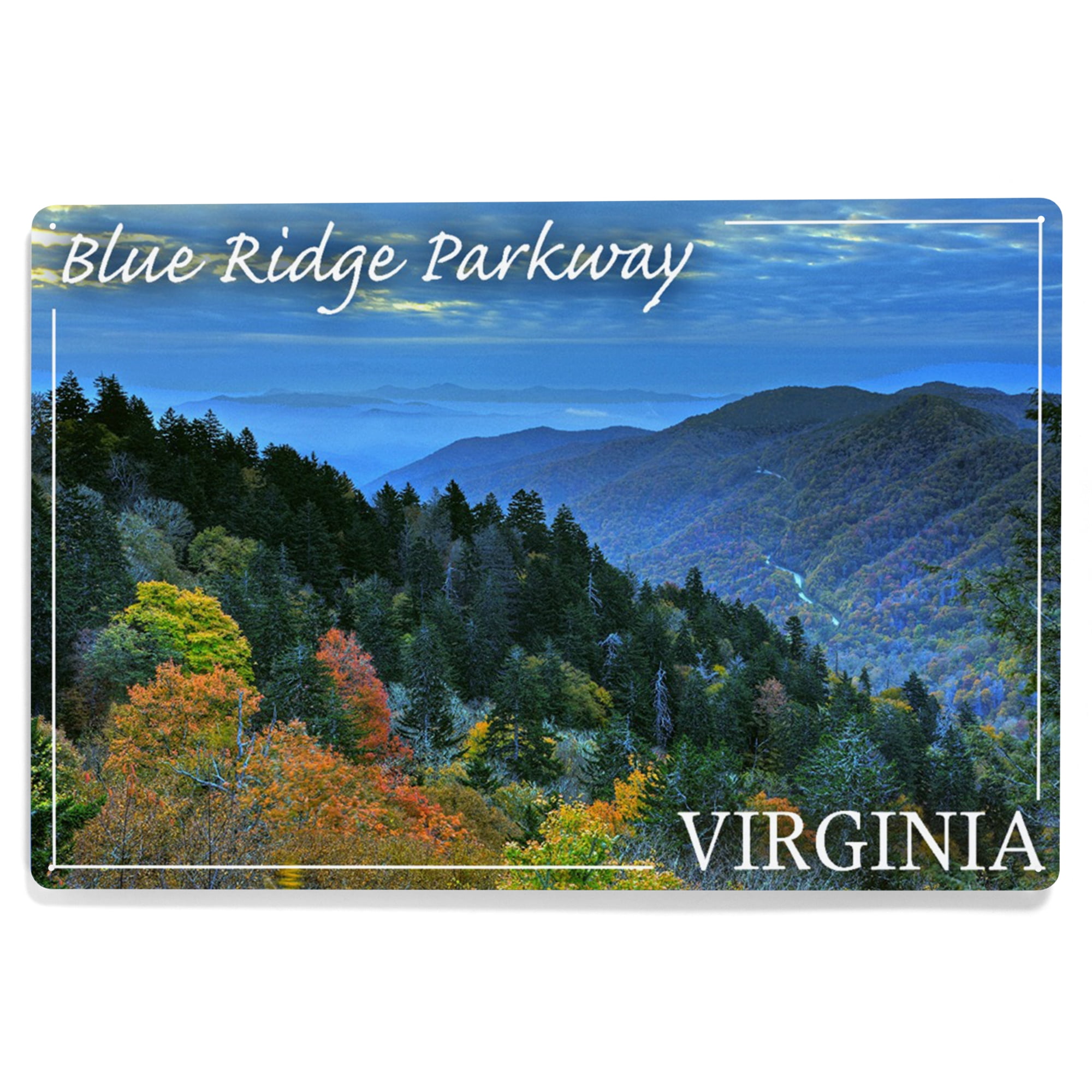 Blue Ridge Parkway, Virginia (12x18 Aluminum Art, Indoor Outdoor Metal ...