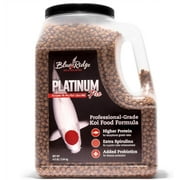 Blue Ridge Koi Fish Food 4.5lb - Koi Food 3/16” Platinum Pro Formula Goldfish Food, Premium Fish Food for Ponds, Floating Pond Pellets Fish Food
