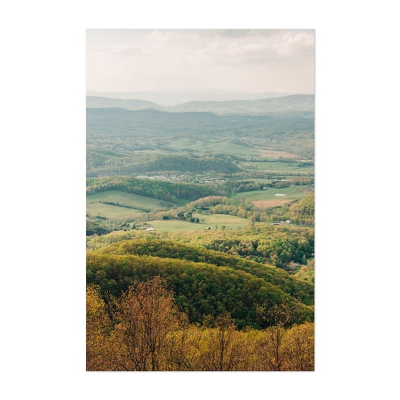 Blue Ridge Rural 01 - Fancy Gap Virginia Photography Unframed Wall Art Print 30 x 45 inches