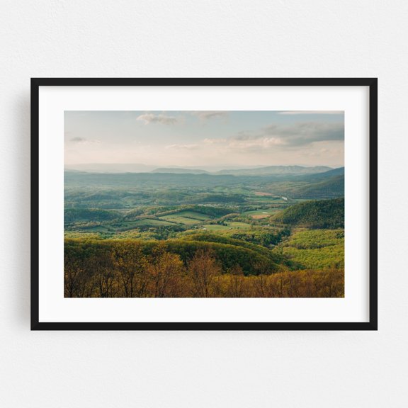 Blue Ridge Rural 02 - Fancy Gap Virginia Photography Black Framed Wall Art Print 20 x 30 inches