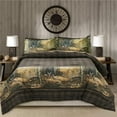 thumbnail image 1 of Blue Ridge Trading 09023700082BRT Whitetail Birch Comforter Set, Dark Brown - Queen Size, 1 of 5