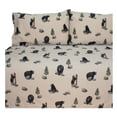 thumbnail image 1 of Blue Ridge Trading The Bears 4-Piece Sheet Set Polycotton 100 GSM Percale Weave Super Soft, Easy Care (Queen, Cream), 1 of 6