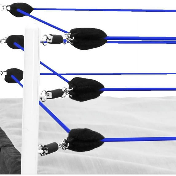 Blue Ring Ropes for SMALL WWE AEW Wrestling Action Figure Rings