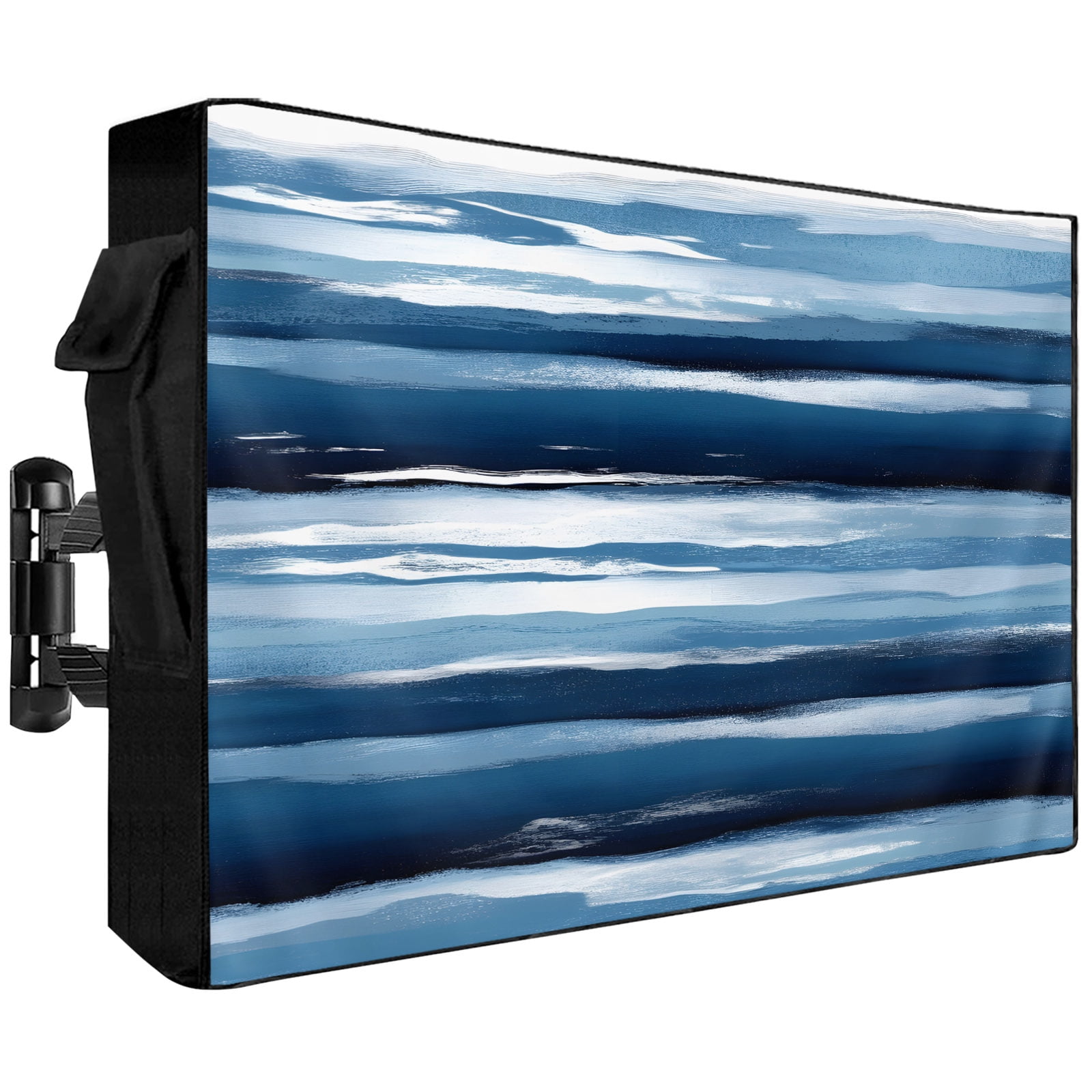 Blue Ripple Outdoor TV Cover 30 to 32 inch Watercolor Wave Abstract ...