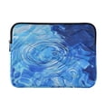 Blue Ripples Hand Drawn Quilted Laptop Protective Cases Computer ...