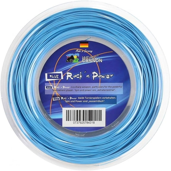 Blue Rock'n Power Tennis String - 1.20mm (neon-Blue) 660ft - 200m Reel