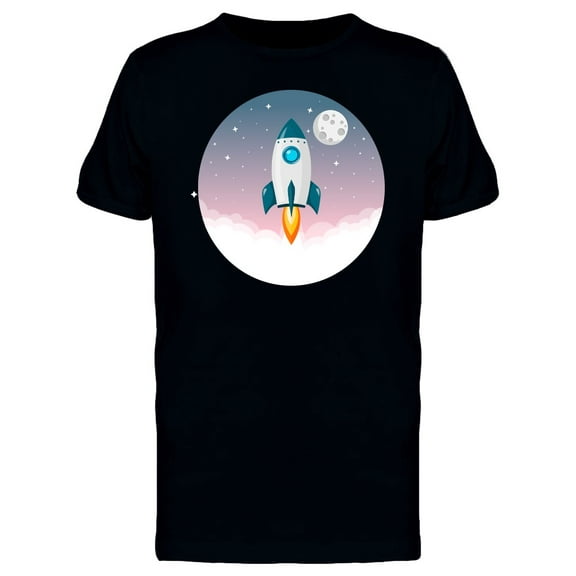 Blue Rocket At Dawn Tee Men's -Image by Shutterstock