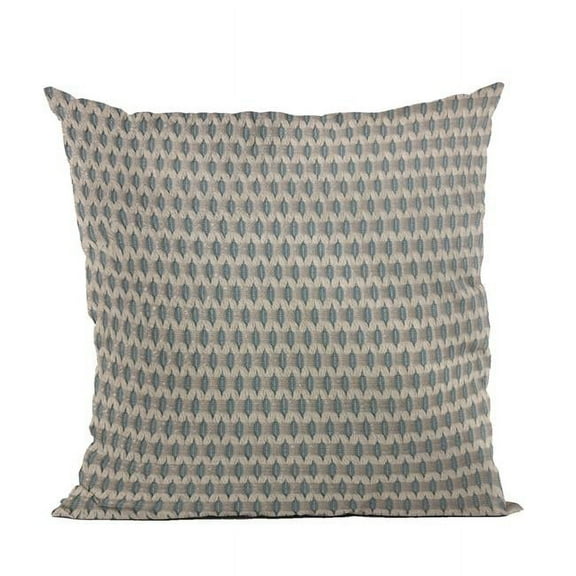 Blue Rocks Dot Luxury Throw Pillow - 20 x 30 in. Queen Size