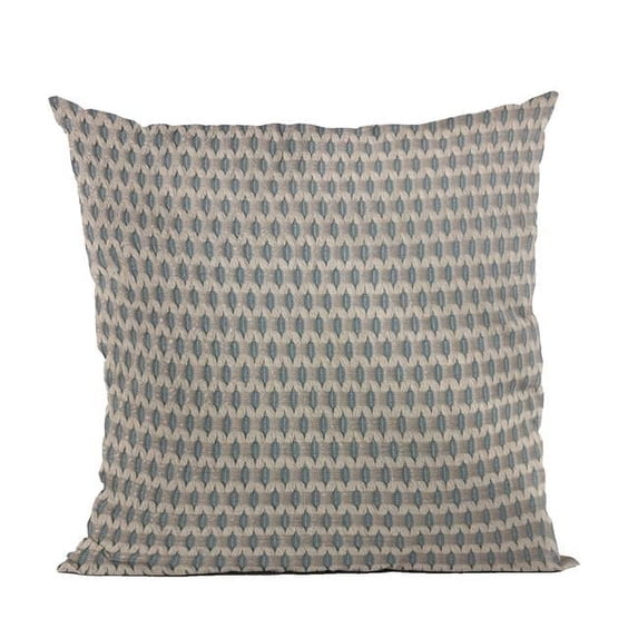 Blue Rocks Dot Luxury Throw Pillow - 20 x 36 in. King Size