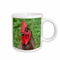 3drose, Blue Rooster by Angelandspot, 15oz Mug